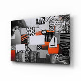 Tableau en verre Question Your Prejudice - 72x46 cm