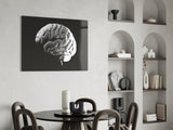 Brain Glass Wall Art.