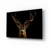 Cerf Impression sur verre