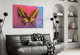 Butterfly Glass Wall Art.
