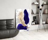 Leaves Glass Wall Art.