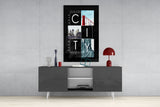 City Glass Wall Art.