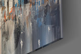 Abstract City Glass Wall Art.