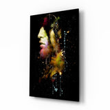Quadro in vetro Pensiero - 72x46 cm