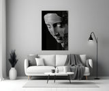 Contemplation Glass Wall Art.