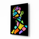 Colorful Spirit Glass Wall Art.