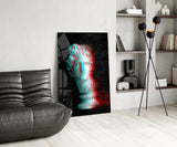 Sculpture Glass Wall Art.