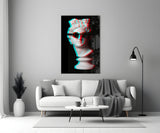 Sculpture Glass Wall Art.