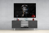 Sculpture Glass Wall Art