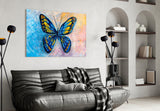 Butterfly Glass Wall Art.