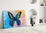 Butterfly Glass Wall Art.