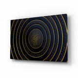 Circle Glass Wall Art.