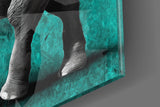 Elephant Glass Wall Art.