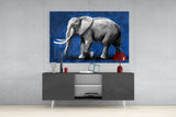 Elephant Glass Wall Art.