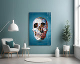 Skull Glass Wall Art.