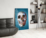 Skull Glass Wall Art.