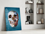 Skull Glass Wall Art.