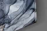 Gray Smoke Glass Wall Art.