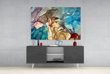 Colored Smoke Glass Wall Art.