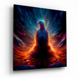Tableau en verre « Phoenix » || Collection Designer - 40x40 cm
