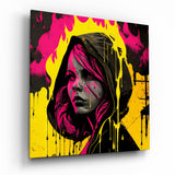 Tableau en verre « Woman » || Collection Designer - 40x40 cm