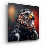 Adler Glasbild || Designer-Kollektion - 40x40 cm