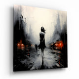 Allein Glasbild || Designer-Kollektion - 40x40 cm