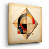 Formes, tableau en verre || Collection Designer - 40x40 cm