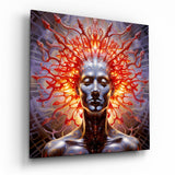 Geist Glasbild || Designer-Kollektion - 40x40 cm