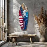 American Eagle Glass Wall Art