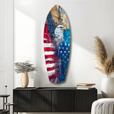 American Eagle Glass Wall Art