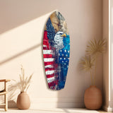 American Eagle Glass Wall Art