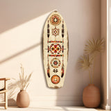 Aztech Patterns Glass Wall Art