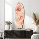 Pinky Swirl Glass Wall Art