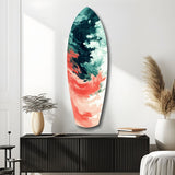 Relentless Waves Glass Wall Art