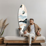 Abstract Sailing Glass Wall Art