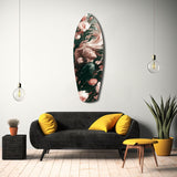 Blooming Breeze Glass Wall Art