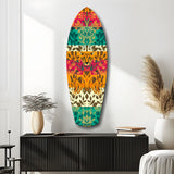 Camouflaged Tiger Glass Wall Art