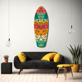 Camouflaged Tiger Glass Wall Art