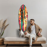 Camouflaged Tiger Glass Wall Art