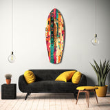 Camouflaged Tiger Glass Wall Art