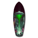 Alien Invade Glass Wall Art