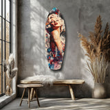 Marilyn Monroe Vintage Dreams Glass Wall Art