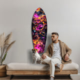 Kinetic Cosmos Glass Wall Art