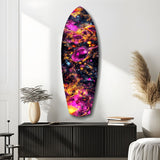 Kinetic Cosmos Glass Wall Art