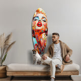 Marilyn Monroe Vintage Dreams Glass Wall Art