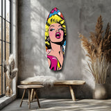Marilyn Monroe Popart Glass Wall Art