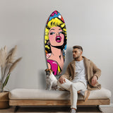 Marilyn Monroe Popart Glass Wall Art