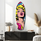 Marilyn Monroe Popart Glass Wall Art