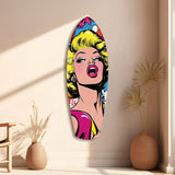 Marilyn Monroe Popart Glass Wall Art